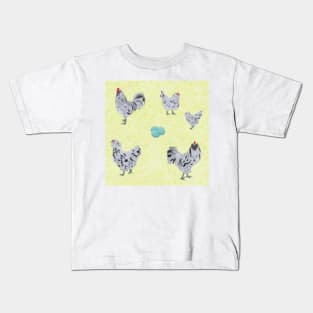 Splash Ameraucana Pattern Kids T-Shirt